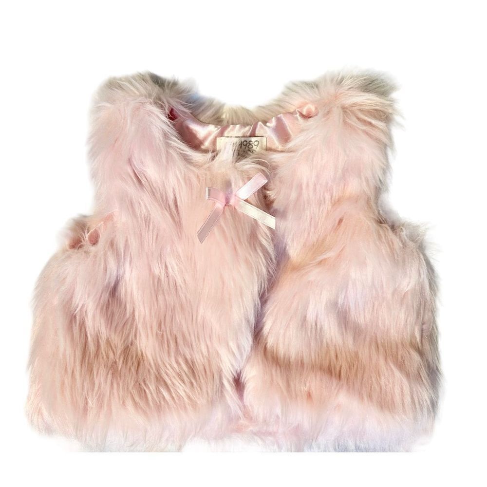 Baby’s Faux Fur Vest, 12-18m NWT